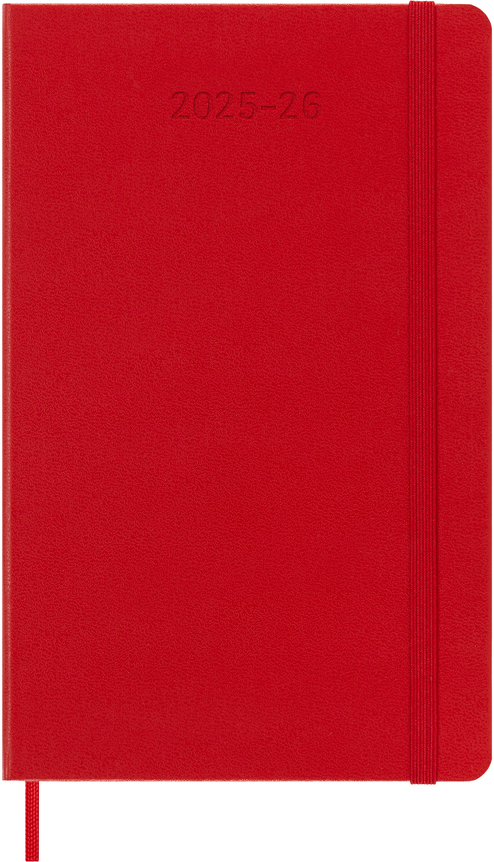 photo MOLESKINE Agenda de notes semaine 25/26 8056999275402 18M ligné HC rouge 13x21cm