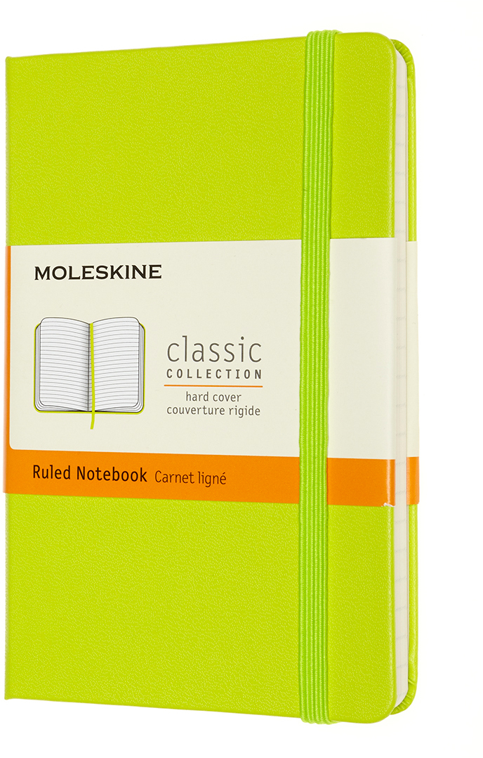 MOLESKINE Carnet HC Pocket/A6 850857 ligné,lime,192 p.