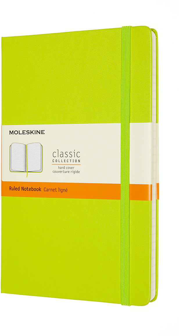 MOLESKINE Carnet HC L/A5 850871 ligné,lime,208 p.