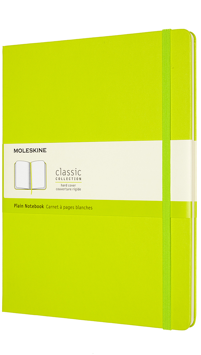 MOLESKINE Carnet HC XL 850901 en blanc,lime,192 p.