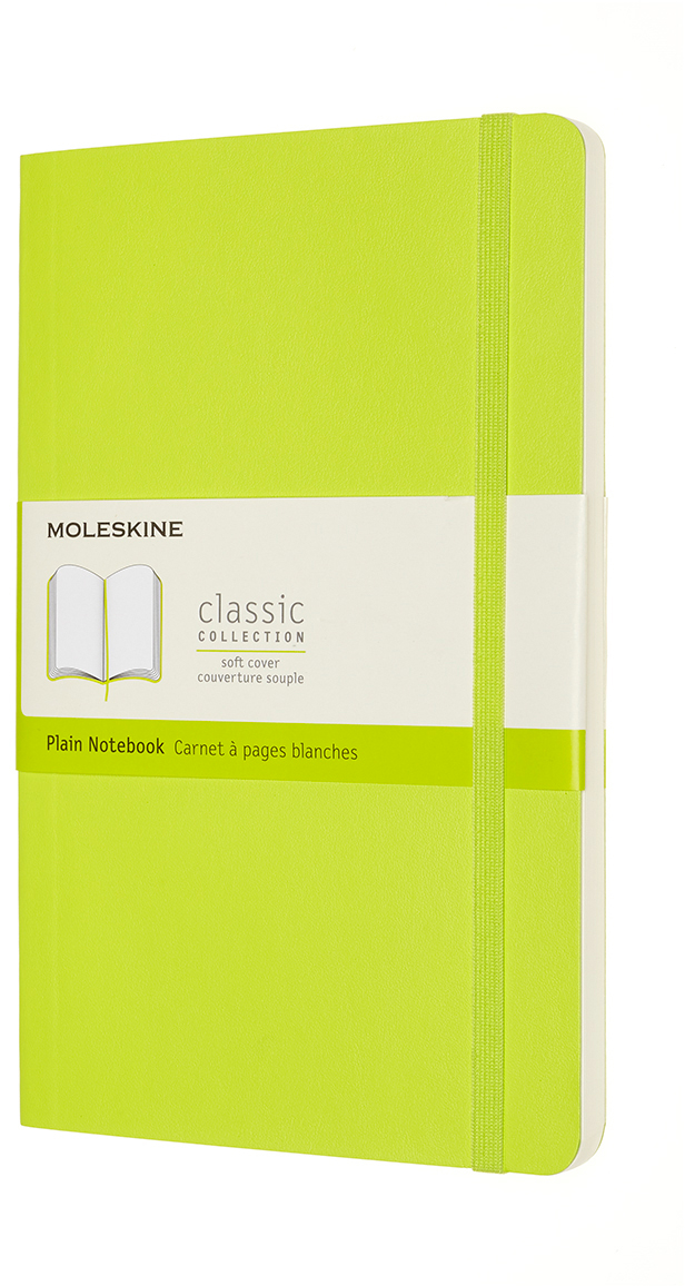 MOLESKINE Carnet SC L/A5 851007 en blanc,lime,192 p.
