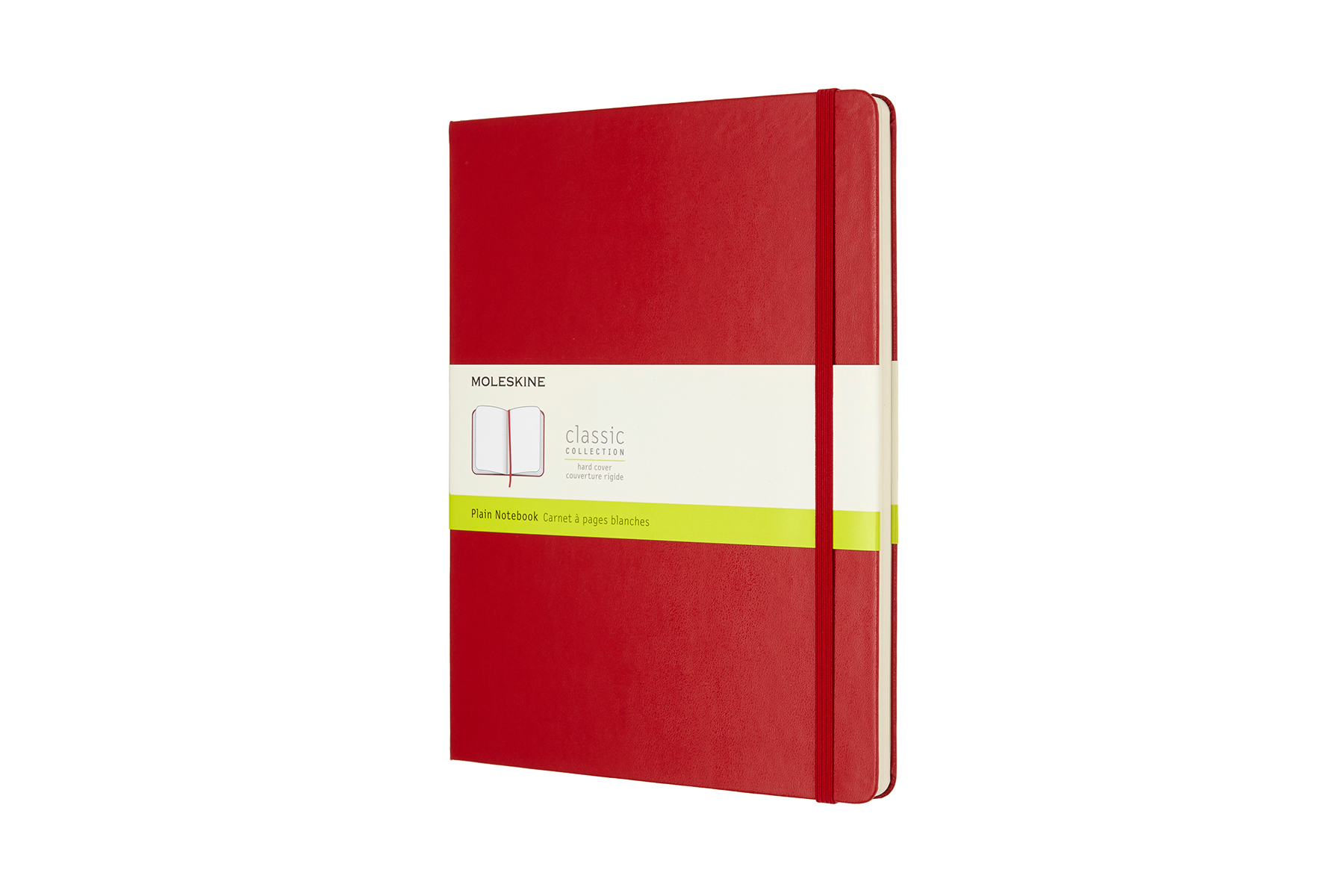 MOLESKINE Carnet XL 855105 en blanc,Hardcover,scarlet en blanc,Hardcover,scarlet