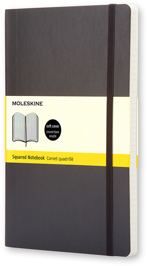 photo MOLESKINE Carnet Classic SC Pocket 883707124 noir, quadrillé 5mm 192 feuil.