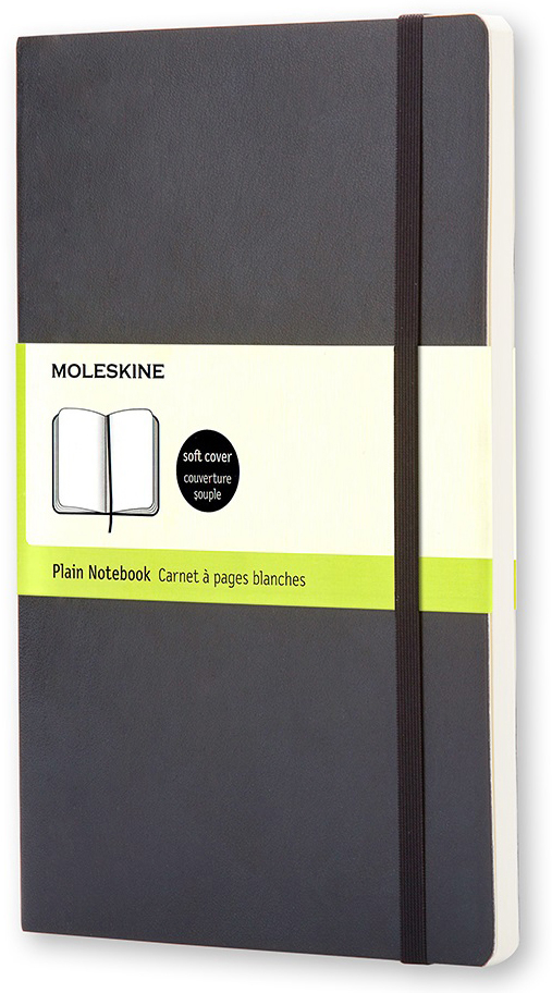 photo MOLESKINE Carnet Classic SC Large 883707209 noir, blanc 192 feuil.