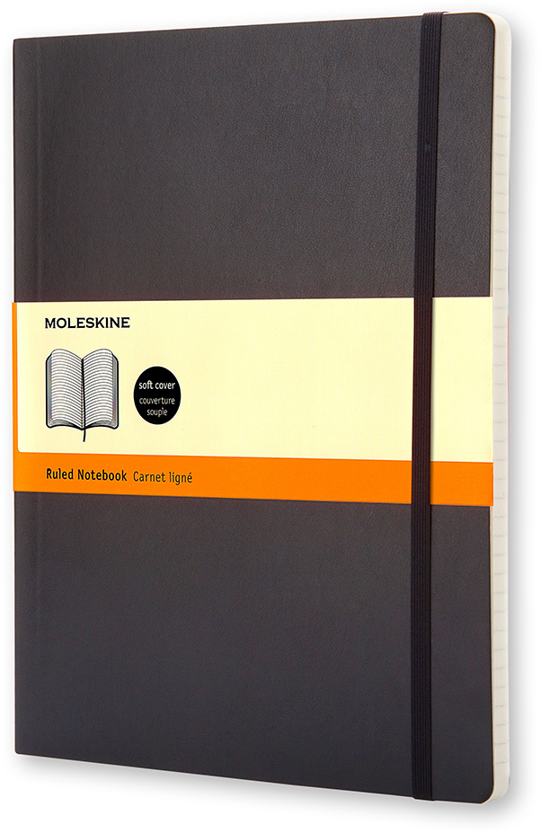 photo MOLESKINE Carnet Classic SC XL 883707223 noir, ligné 192 feuil.