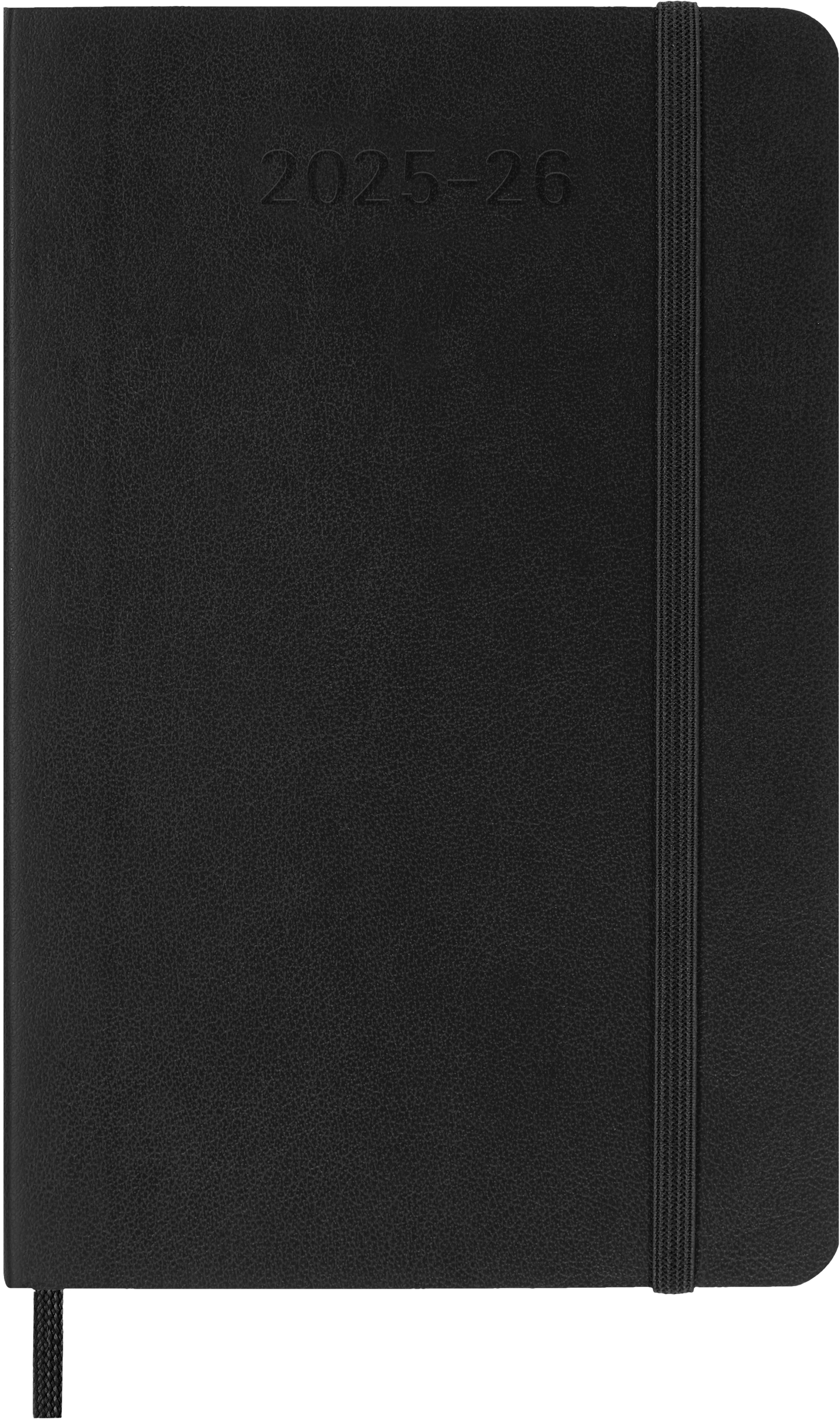 photo MOLESKINE Agenda de notes semaine 25/26 DSB18WN2Y26 18M ligné SC noir 9x14cm
