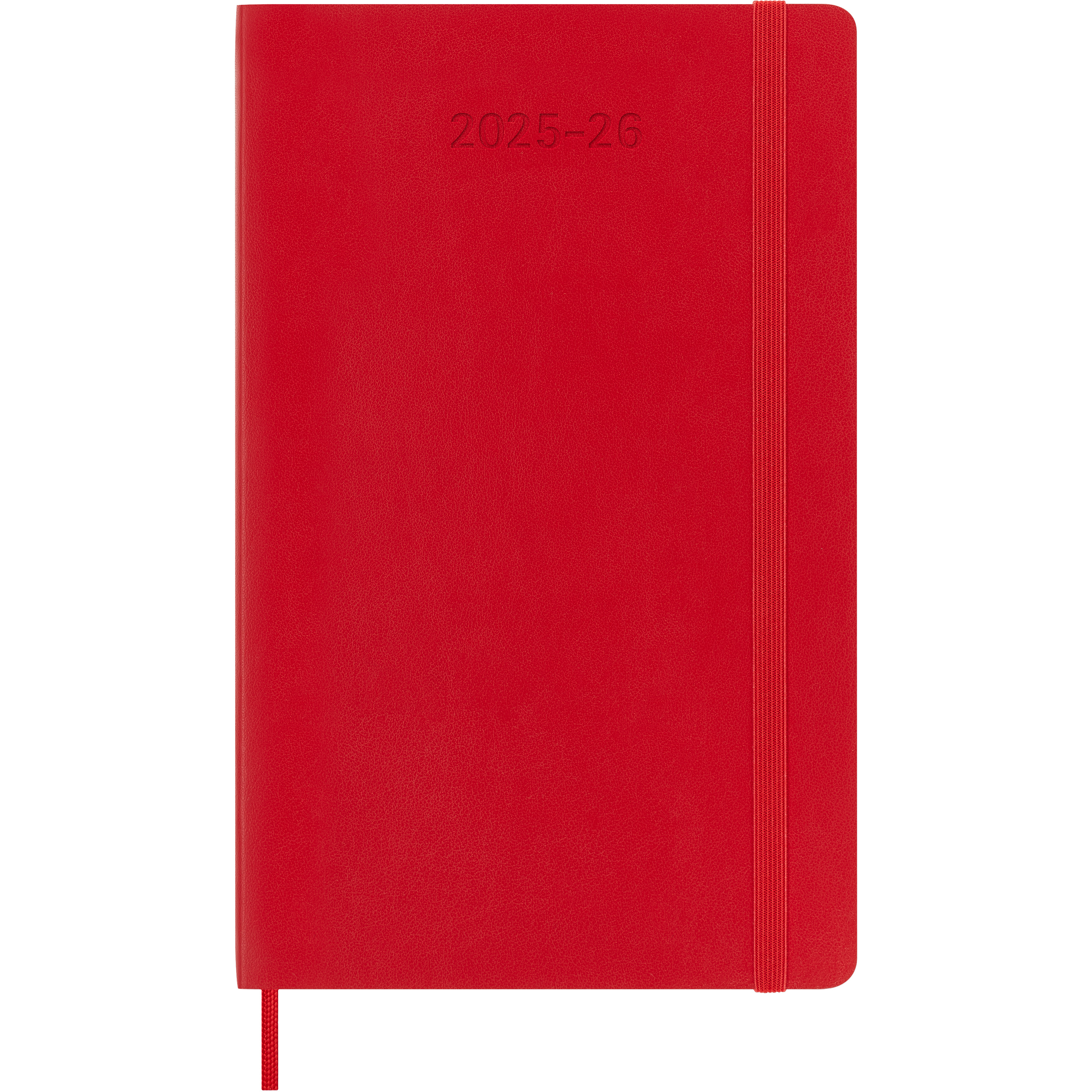 photo MOLESKINE Agenda de notes semaine 25/26 DSF218WN3Y26 18M ligné SC rouge 13x21cm