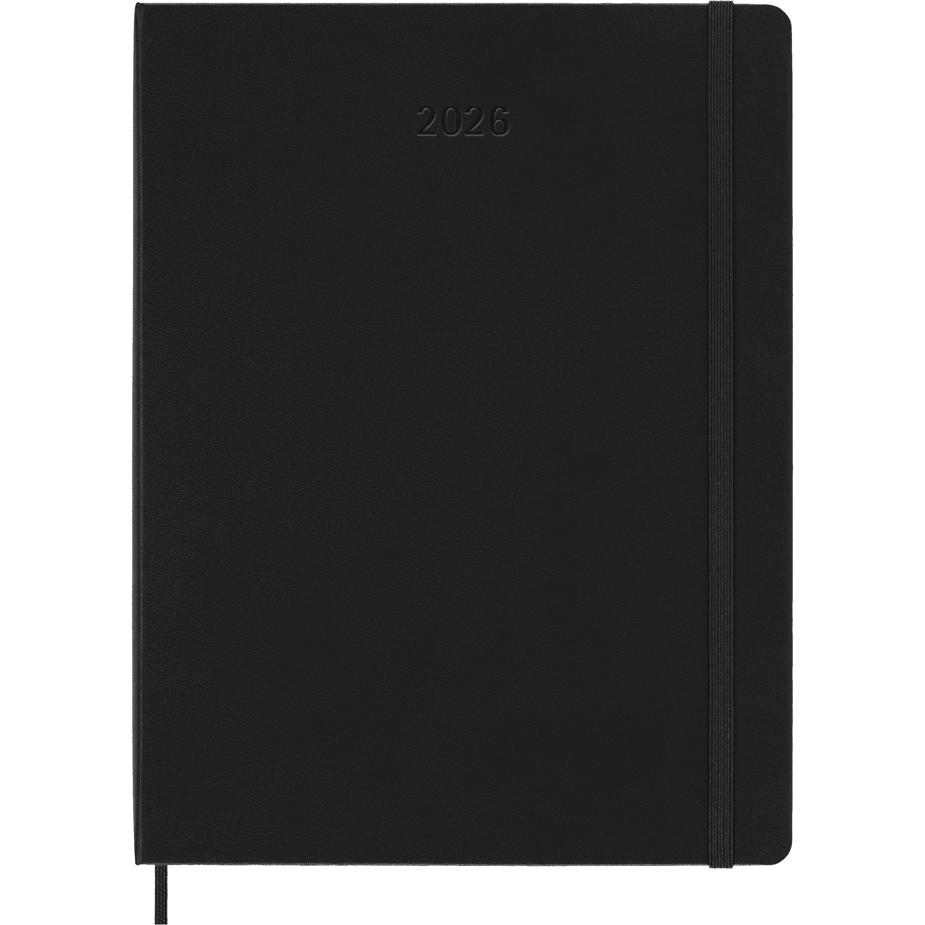 photo MOLESKINE Agenda Smart Weekly Pro 2026 SMDHB12PRO4Y26 1S/2P noir HC 19x25cm