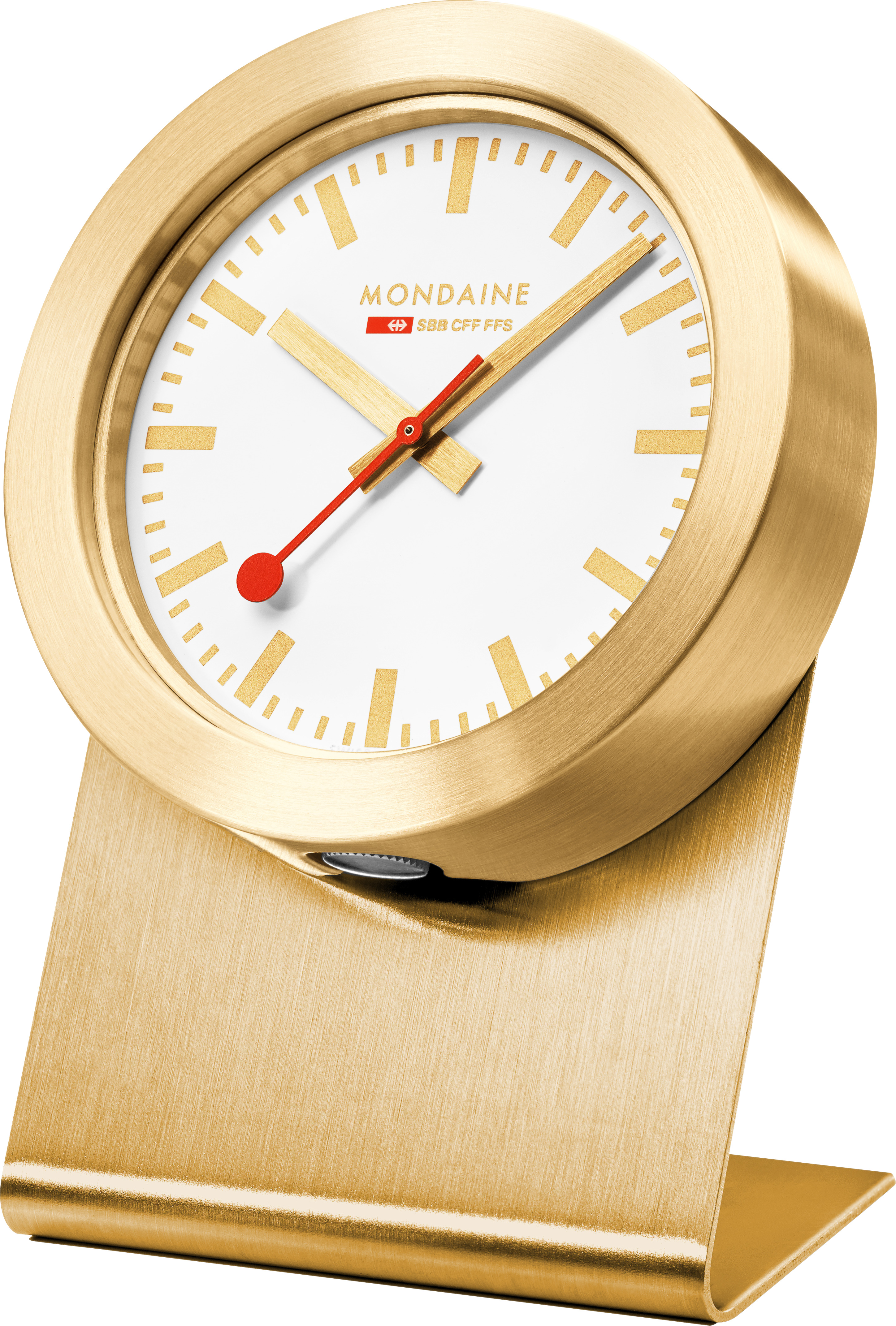 MONDAINE Horloge de table 50mm A660.82SBG or, magnétique