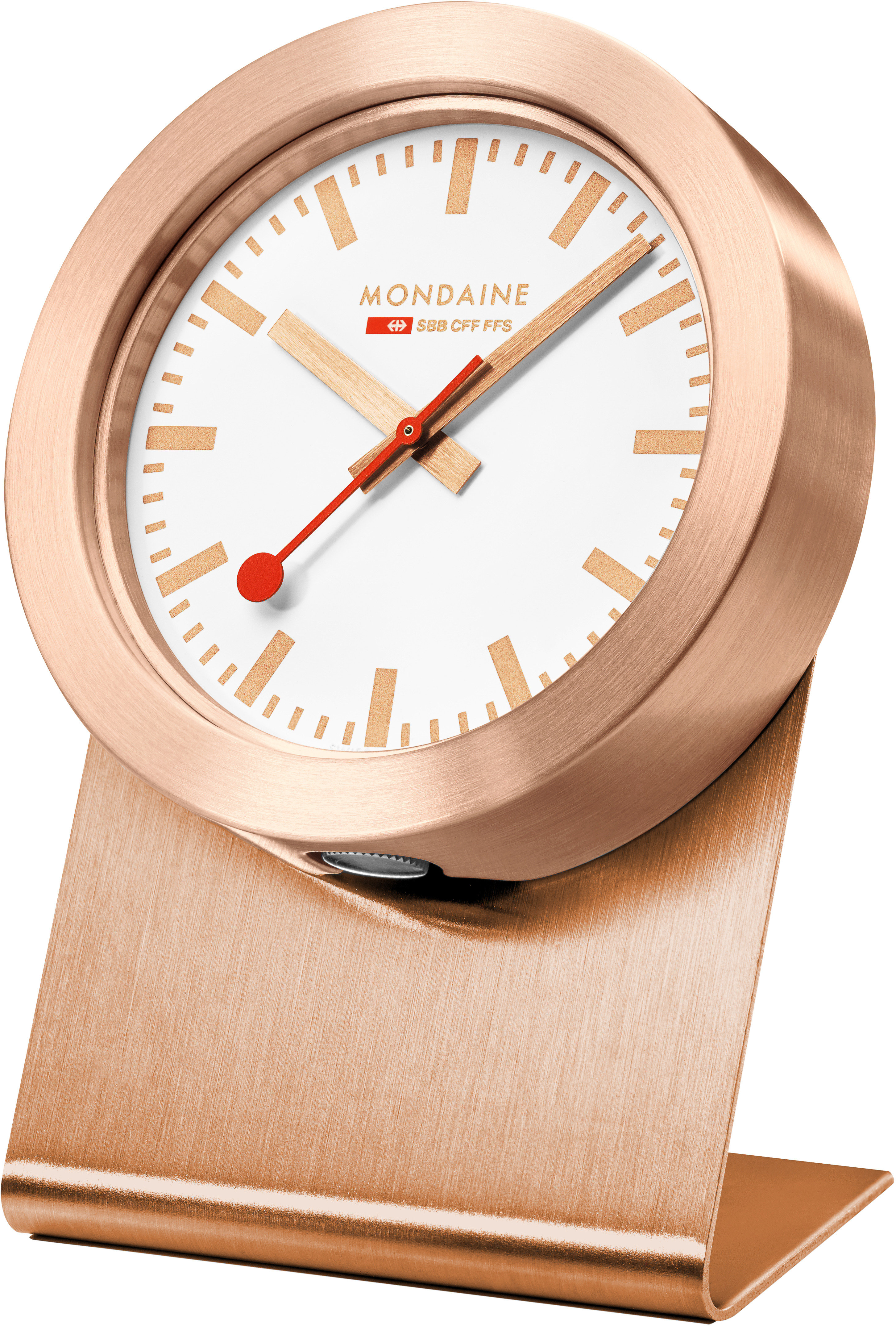 MONDAINE Horloge de table 50mm A660.82SBK roseoro, magnétique