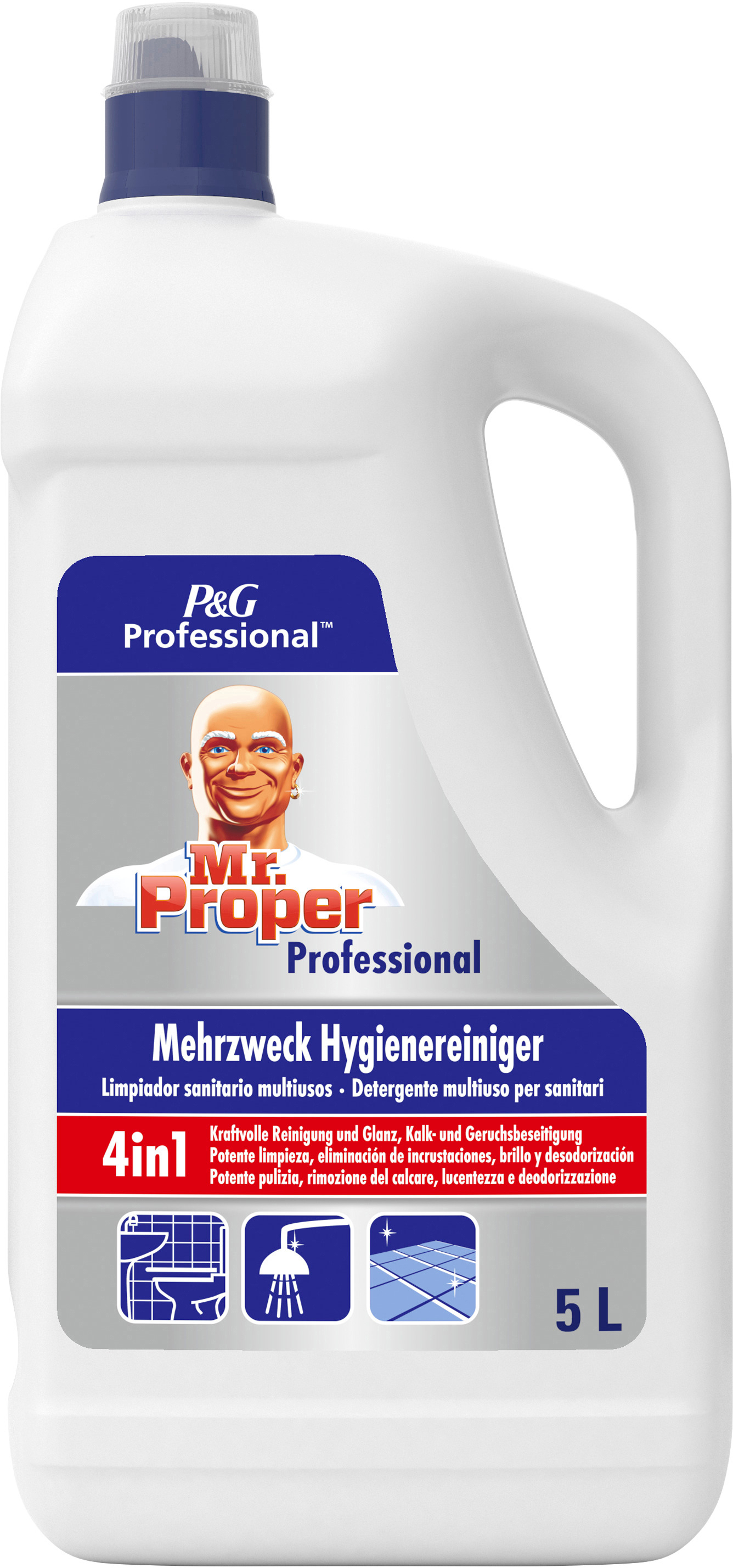 photo MR.PROPER Nettoyant hygiénique 5lt 971410 4 in 1, multuse
