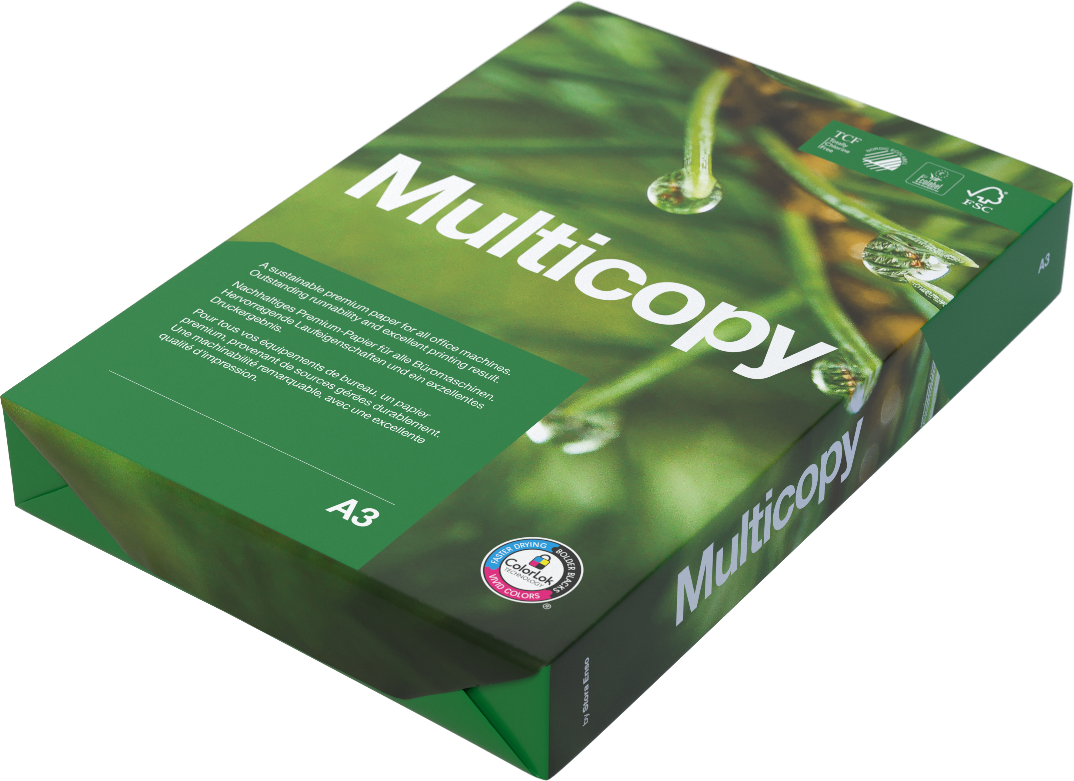 MULTICOPY Papier à copier A3 88020106 80g, blanc 500 feuilles