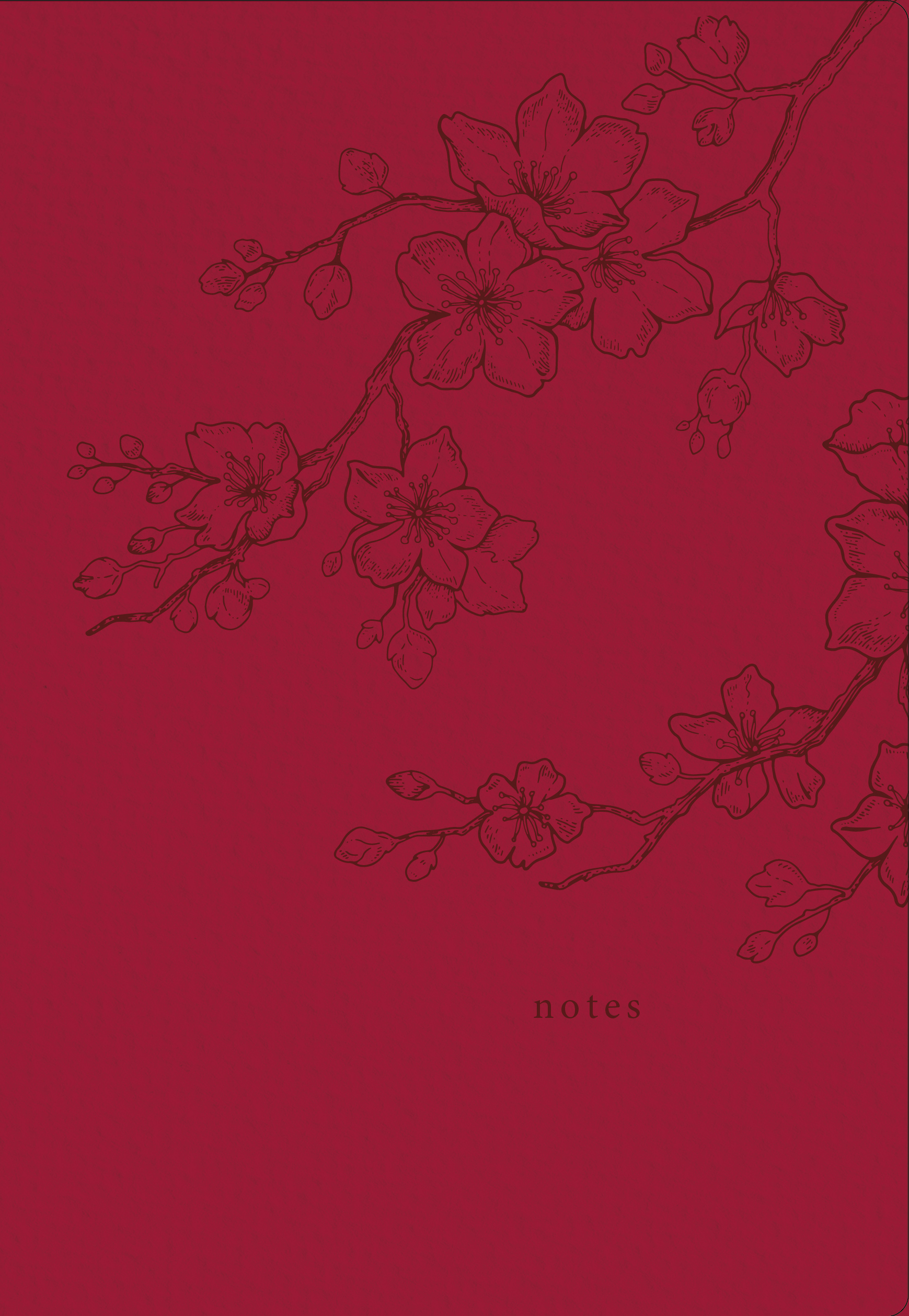 NATUR VERLAG Carnet de notes crushpaper A5 11004N cerisier mono, dotted cerisier mono, dotted