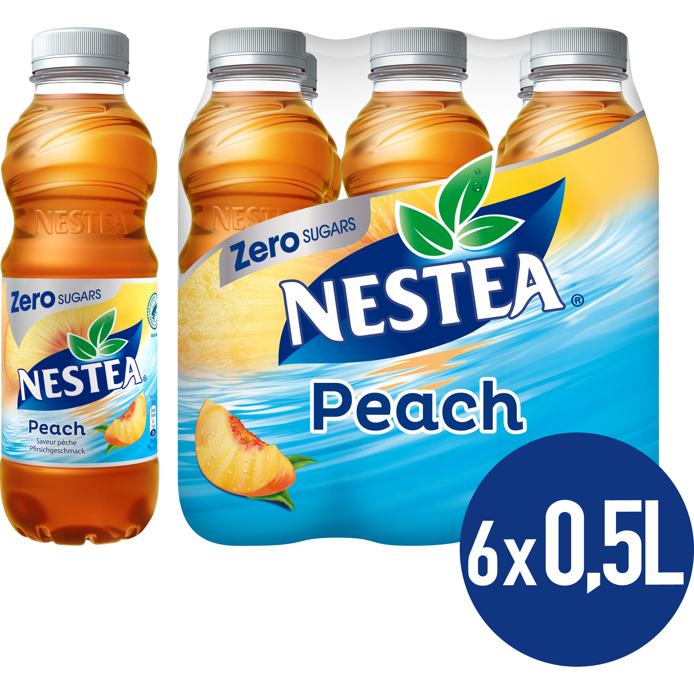 photo NESTEA Peach Zero 12508067 50 cl, 6 pcs.