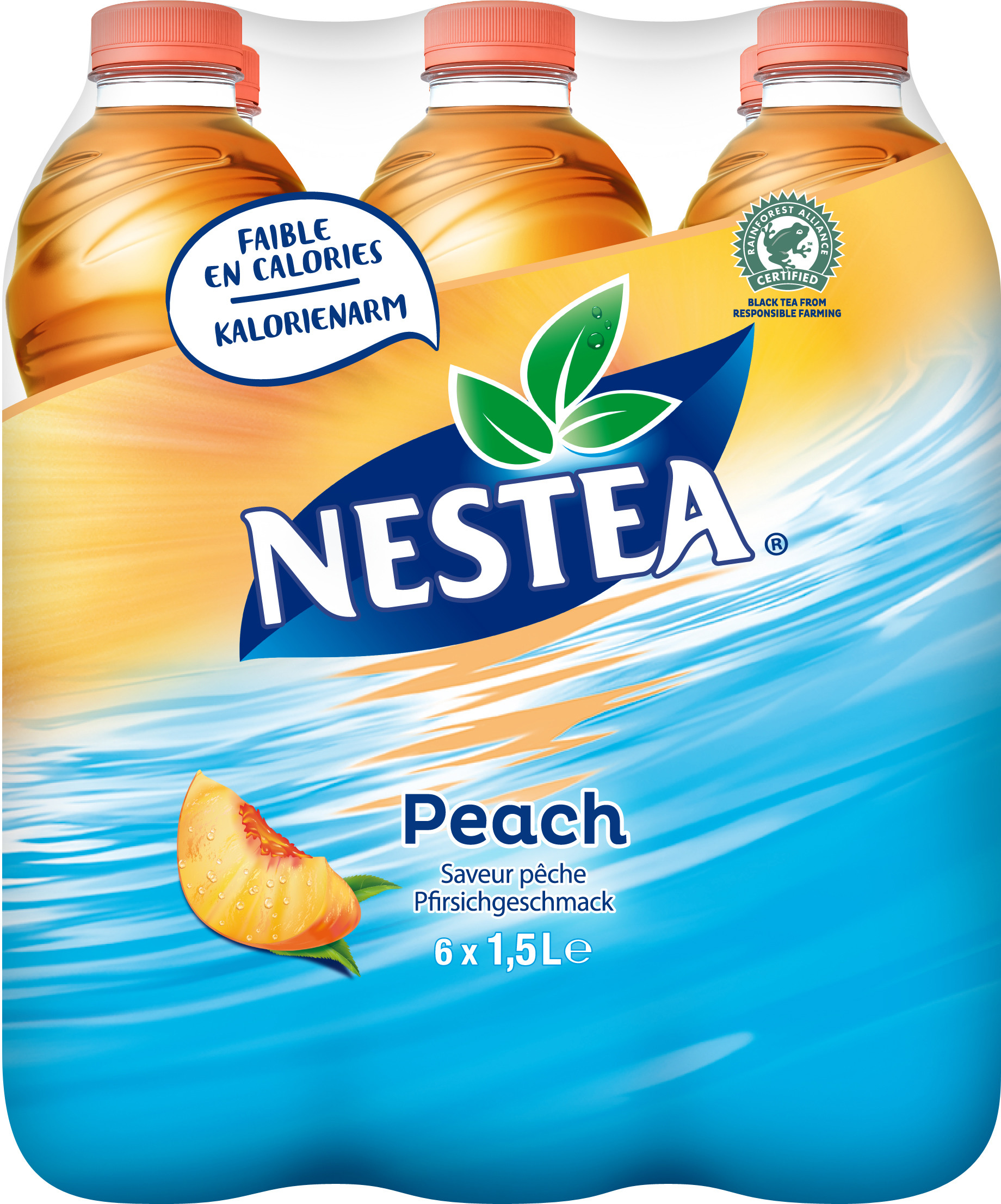 NESTEA Peach Pet 129400001225 150 cl, 6 pcs.