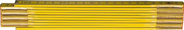 NEUTRAL Mètre pliable 1102 G 2m jaune