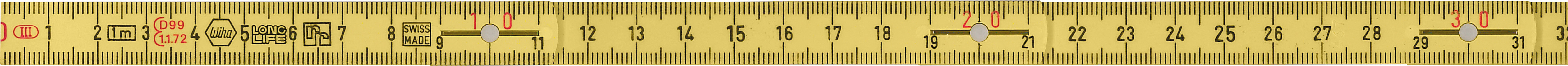 NEUTRAL Pocket measure 1m 1601 G jaune