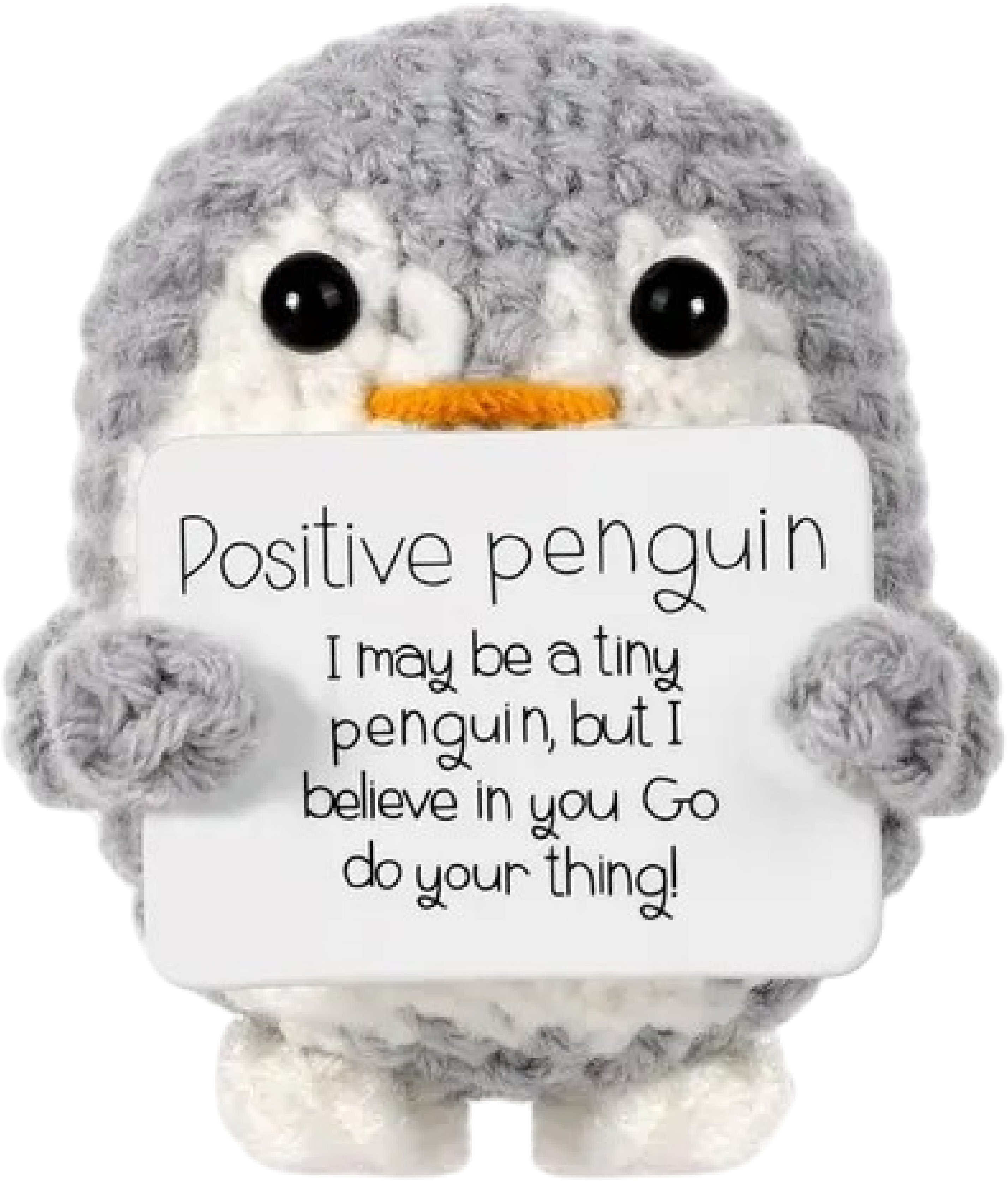 photo NEUTRAL Positive Penguin 10cm 219093 gris