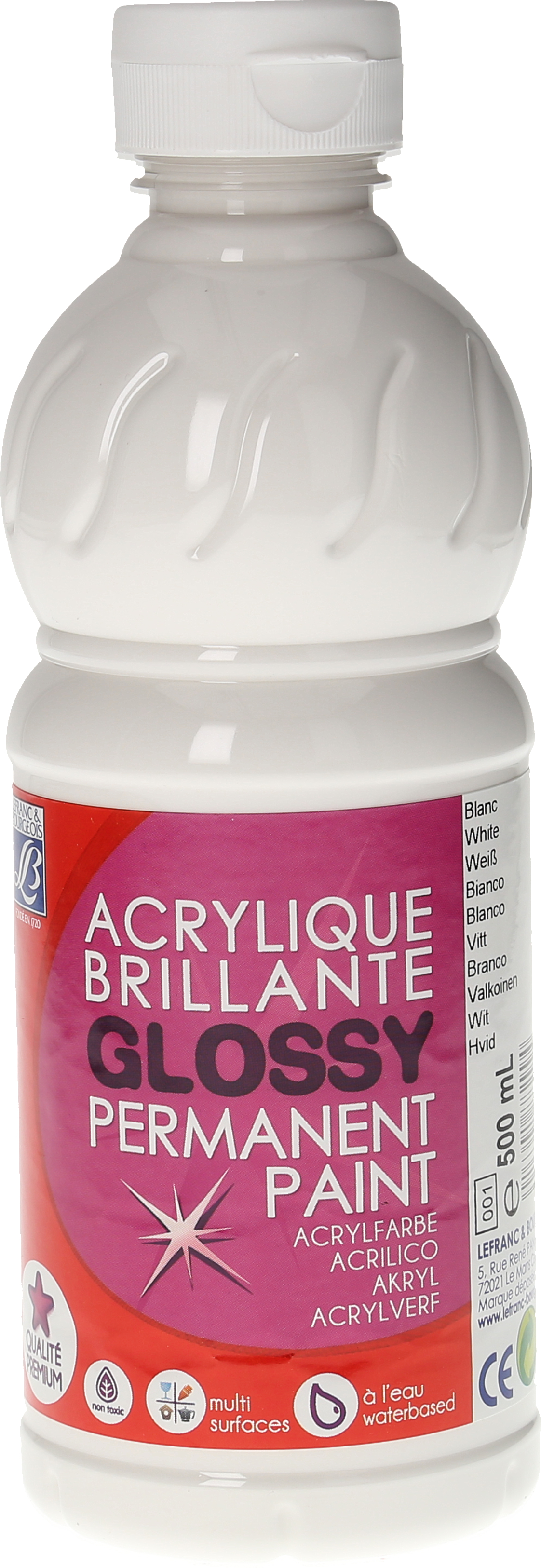 photo NEUTRAL Glossy Acrylfarbe 500ml 3013641882994 blanc billant