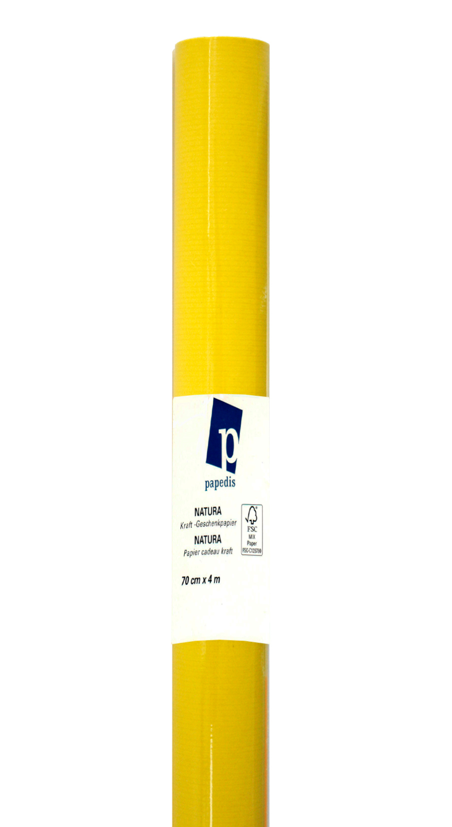 NEUTRAL Papier-cadeau Kraft 445069 70cmx4m jaune 70cmx4m jaune