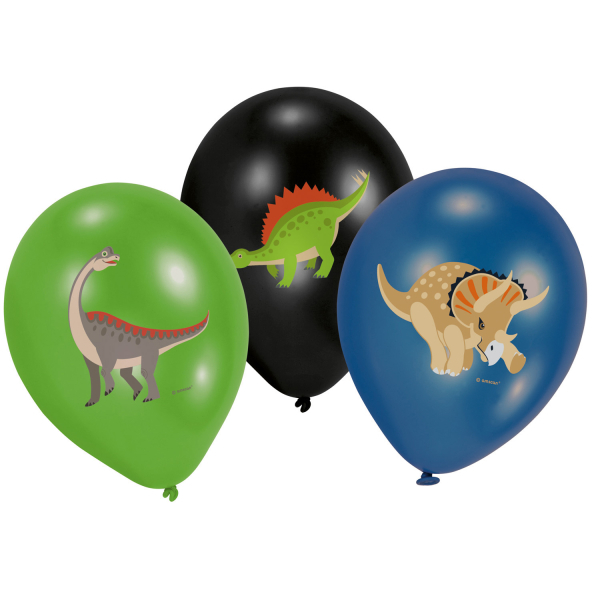 NEUTRAL Ballon Dinosaures 27.5cm 9903988 6 pcs.