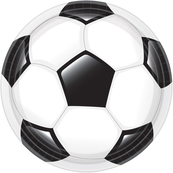 NEUTRAL Assiettes Football 23cm 9905959 8 pcs.