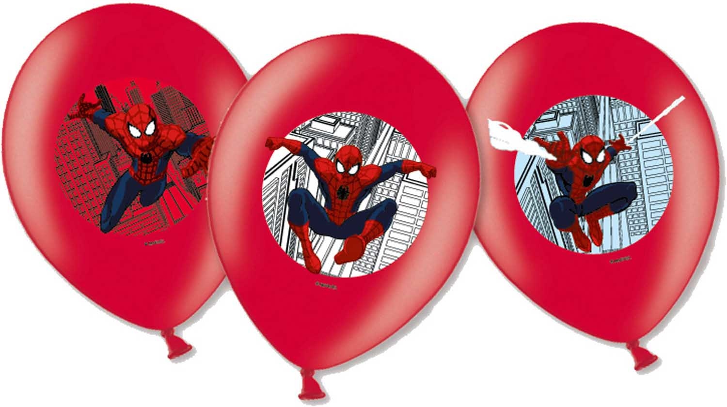 NEUTRAL Balloons Spider-Man 6 pcs. 999241 rouge 27.5cm