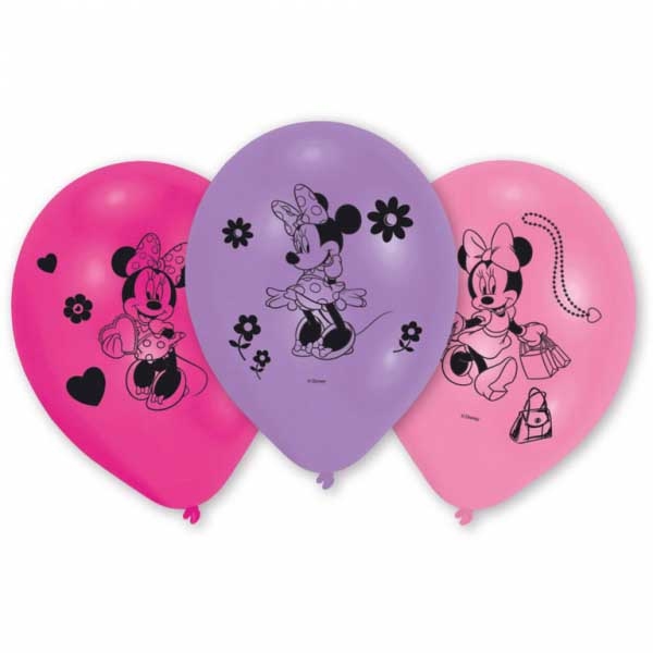 NEUTRAL Balloons Minnie Mouse 10 pcs. 999371 pink, violet 25.4cm
