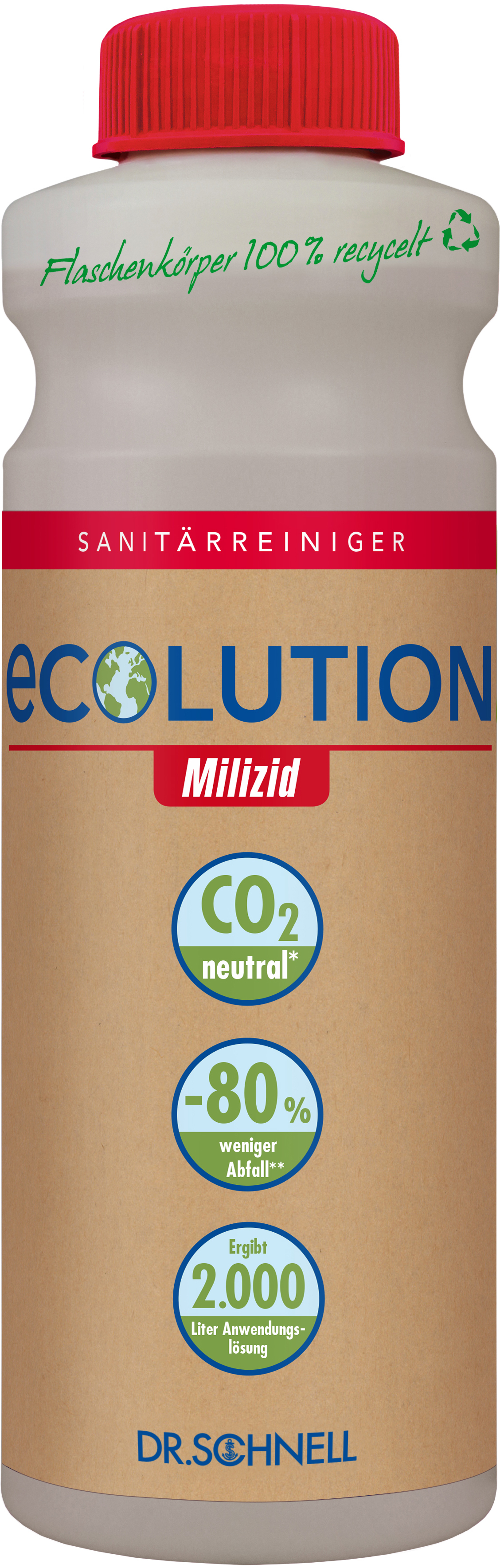 photo NEUTRAL Nettoyant sanitair Ecolution DRS31210 Milizid Ultra