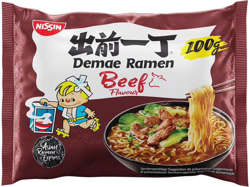 photo NISSIN Noodles Beef 3784 Sac 100g