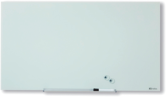 NOBO Whiteboard Premium Plus 1905176 Verre, blanc, magn. 993x559mm