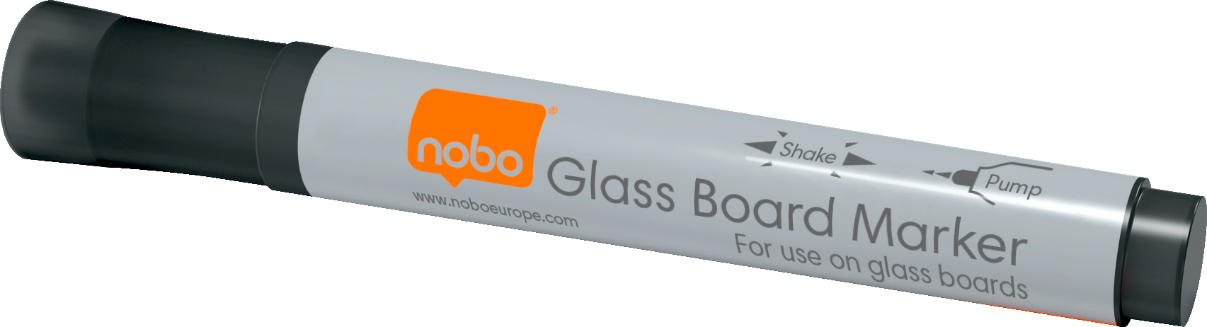 NOBO Glassboard-Marker 1905322 noir 4 pcs.