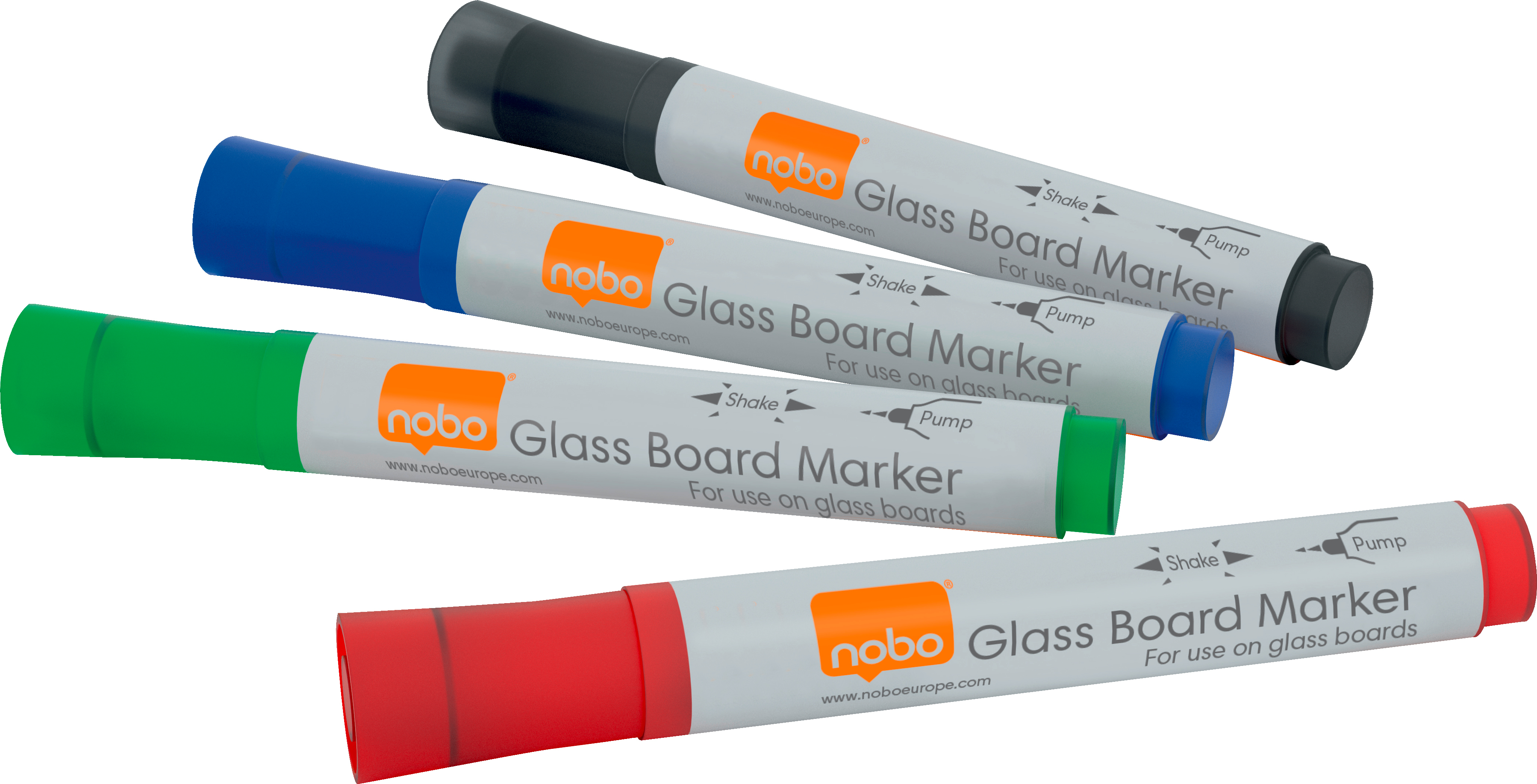 NOBO Glassboard-Marker 1905324 ass. 4 pcs.