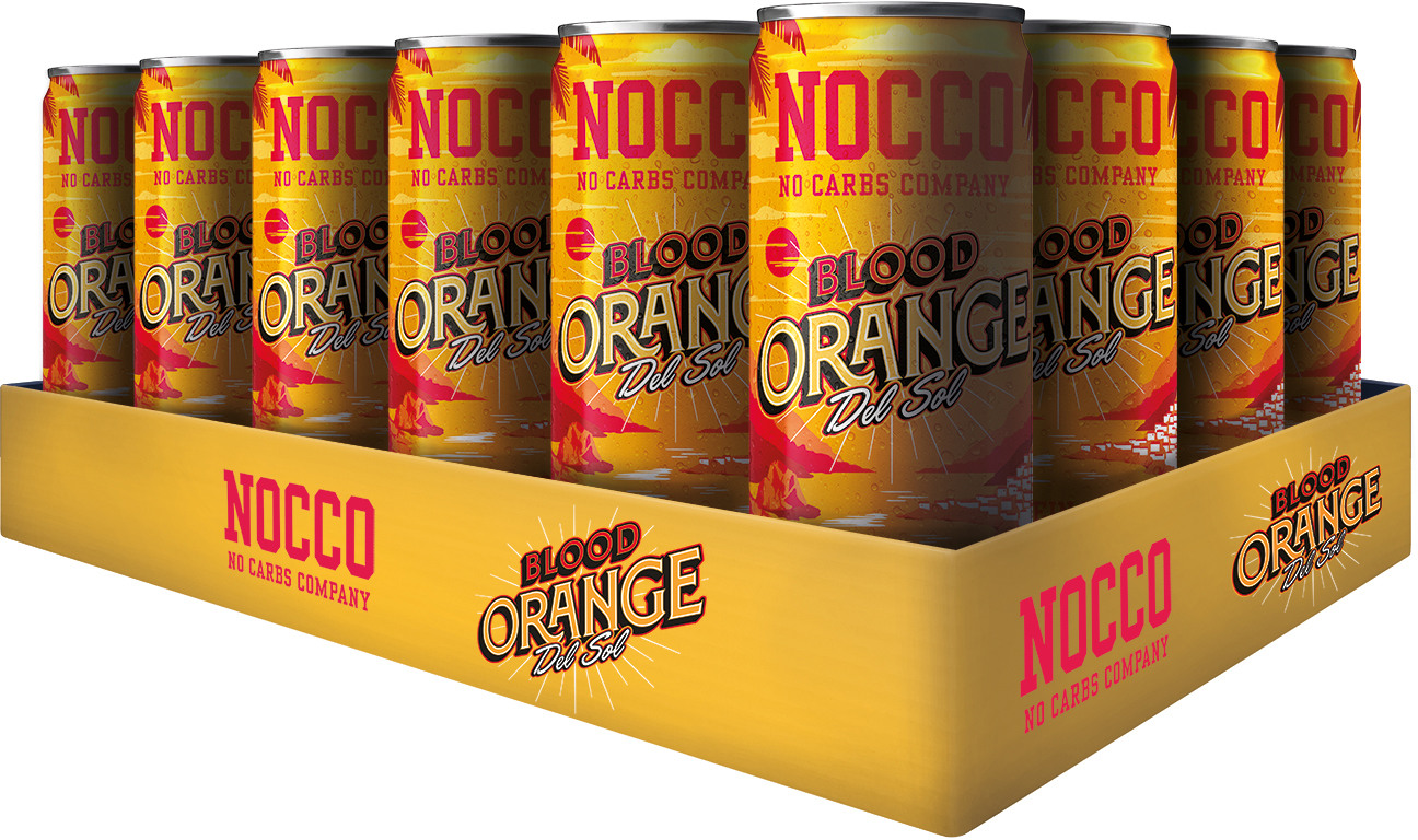 NOCCO BCAA Blood Orange Alu 129400001743 33 cl, 24 pcs.