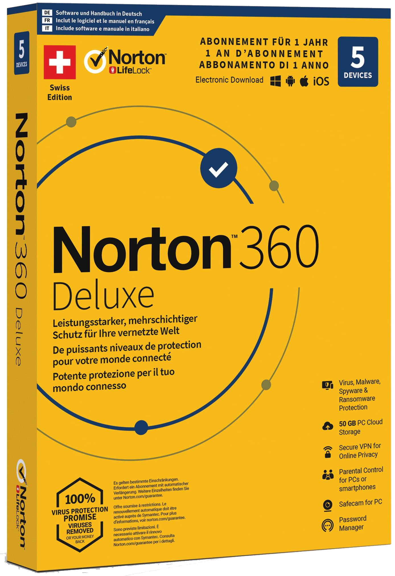 NORTON Norton Security 360, 21401899 5 appareils
