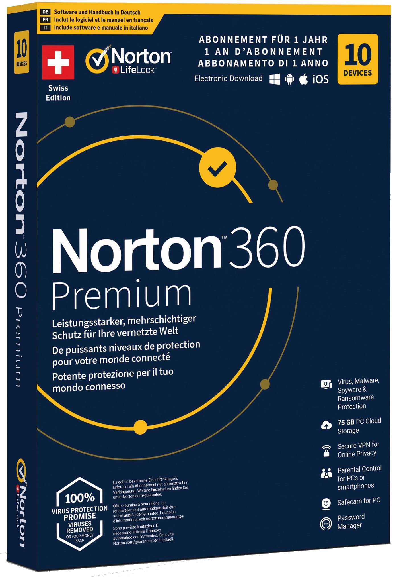 NORTON Norton Security 360, 21401900 10 appareils