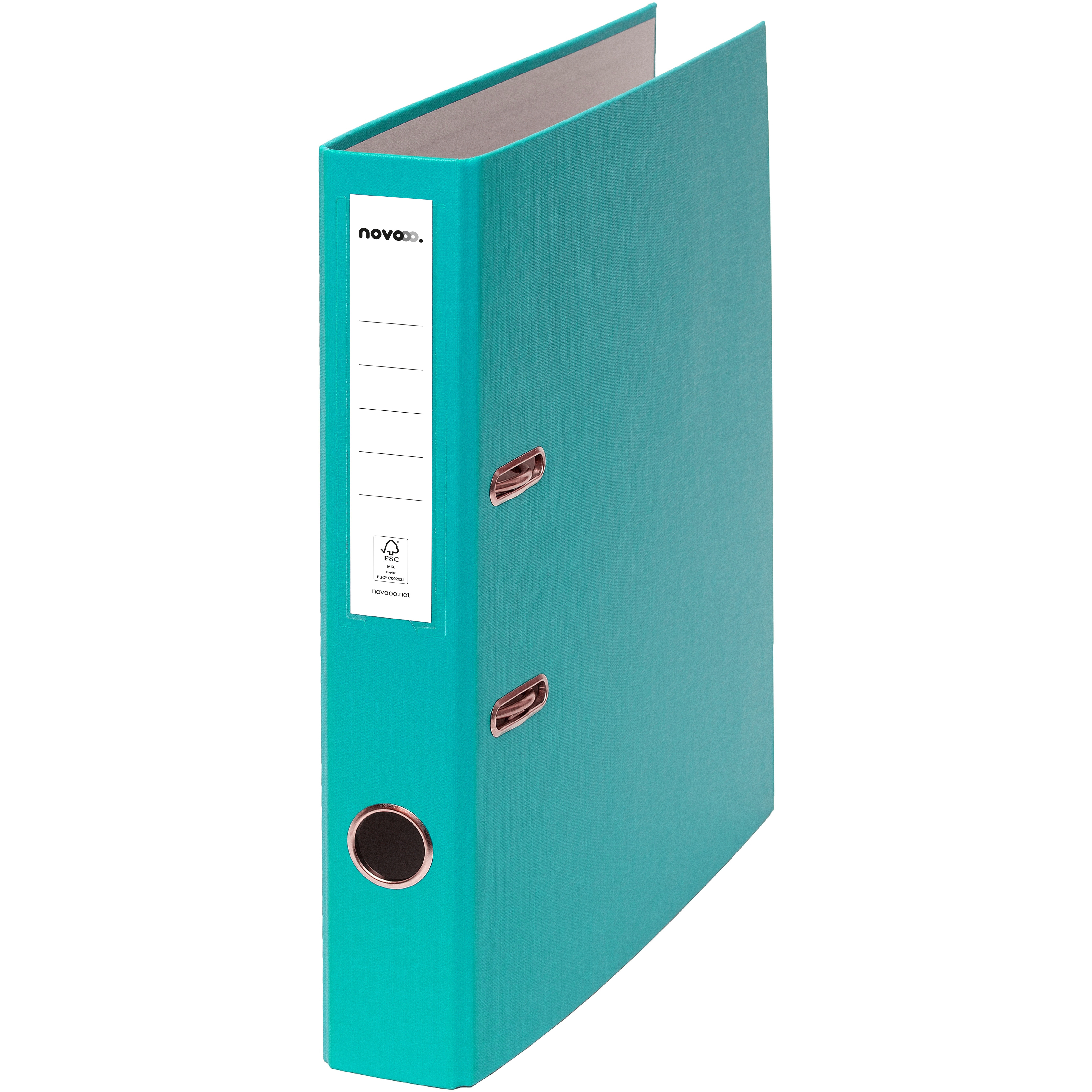 photo NOVOOO Pro Classeur 4cm 10349408NO1U turquoise A4 10 pièces