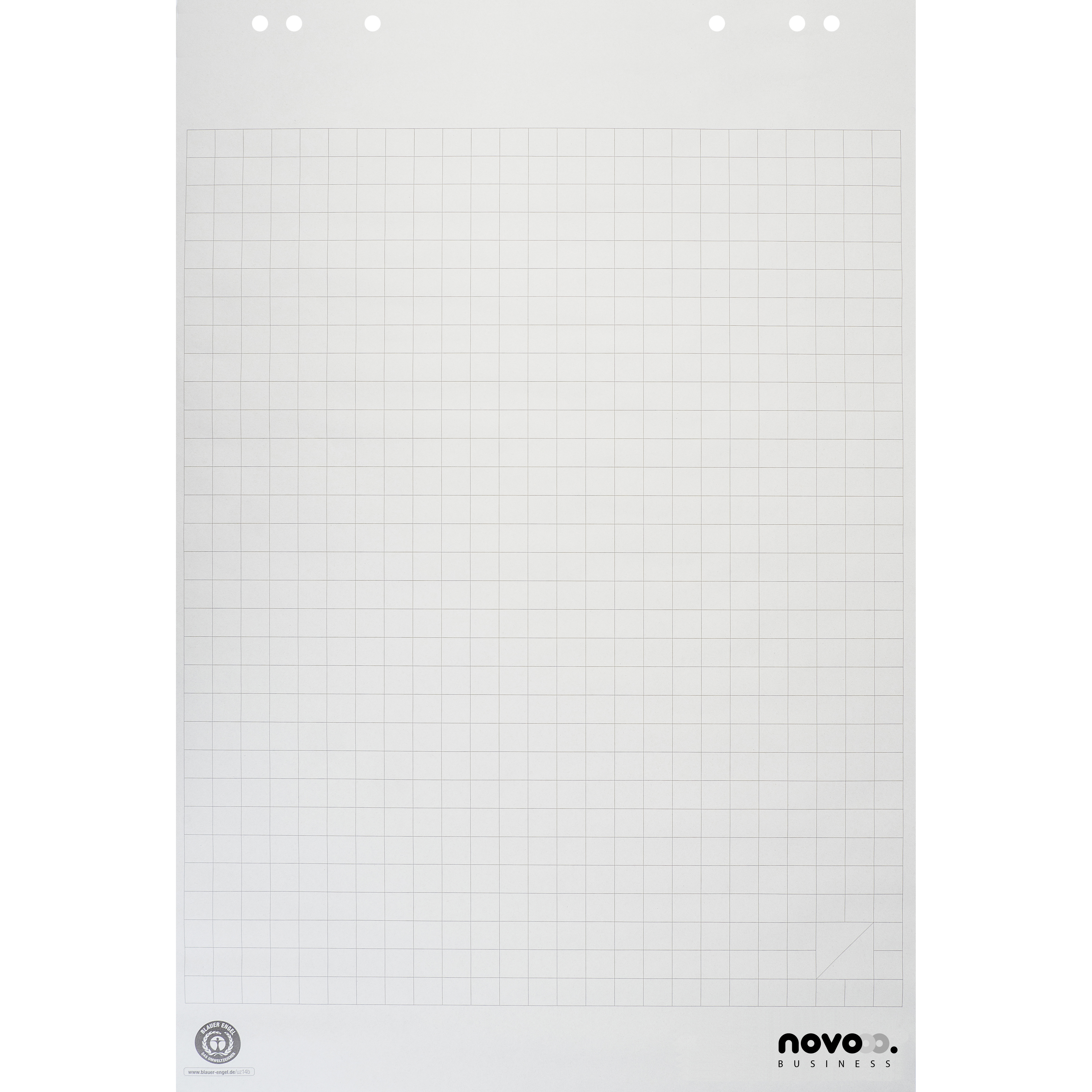 photo NOVOOO Bloc flipchart 80g 65x98cm 400174612 recycling quadrillé 5x20 flls.