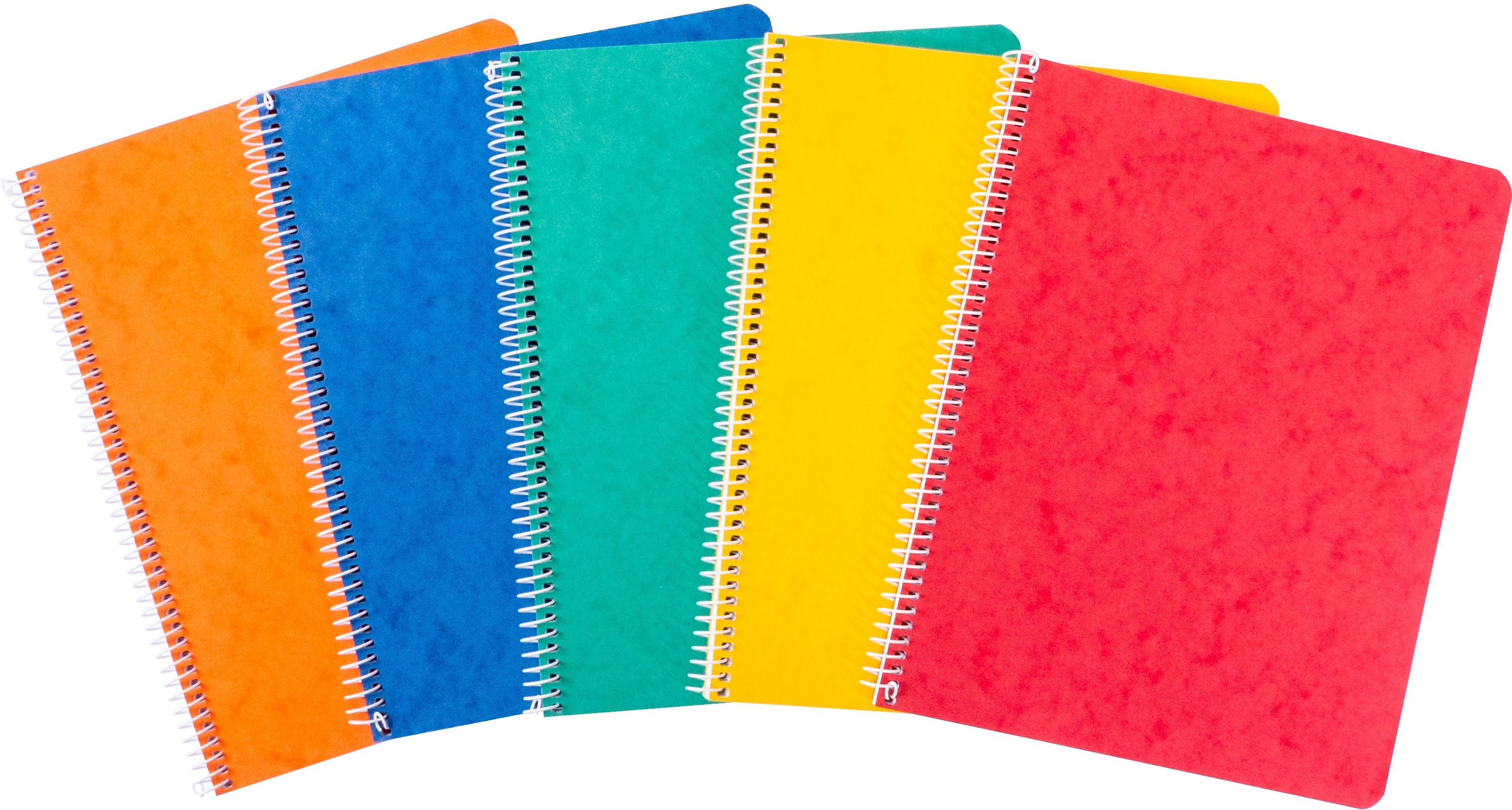 photo NOVOOO Cahier spirale A5 534036020 ass., quadr. 4mm,70g 48 feuil.