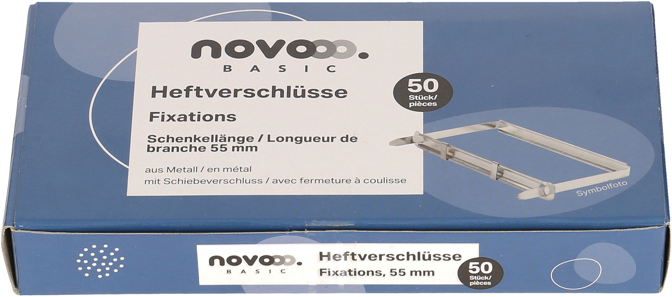 photo NOVOOO Fixations 5.5cm 608240 métal 50 pièces