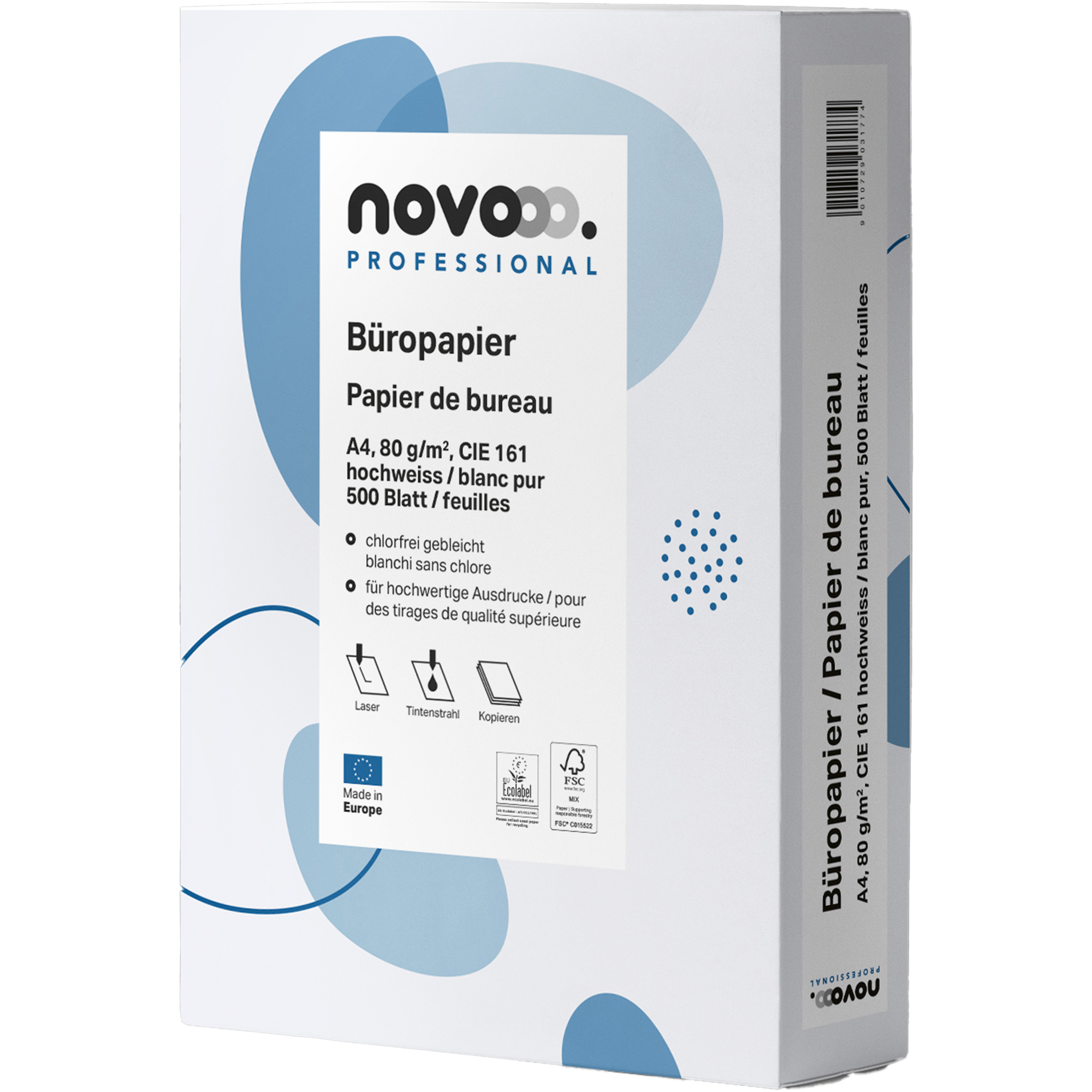 photo NOVOOO Papier à copier, 80g A4 641911 Professional 500 feuilles