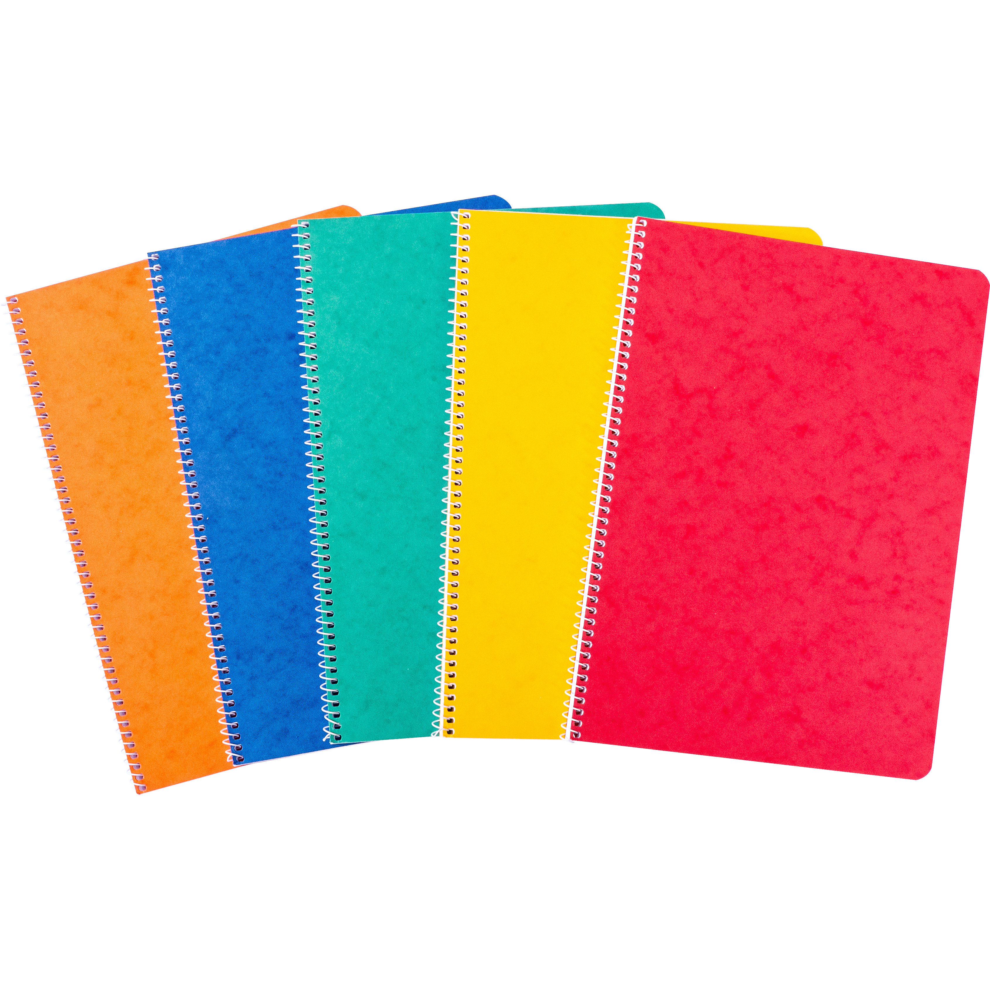 photo NOVOOO Carnet spirale ass. A4 729784 quadrillé, 5mm, 80g 48 flls.