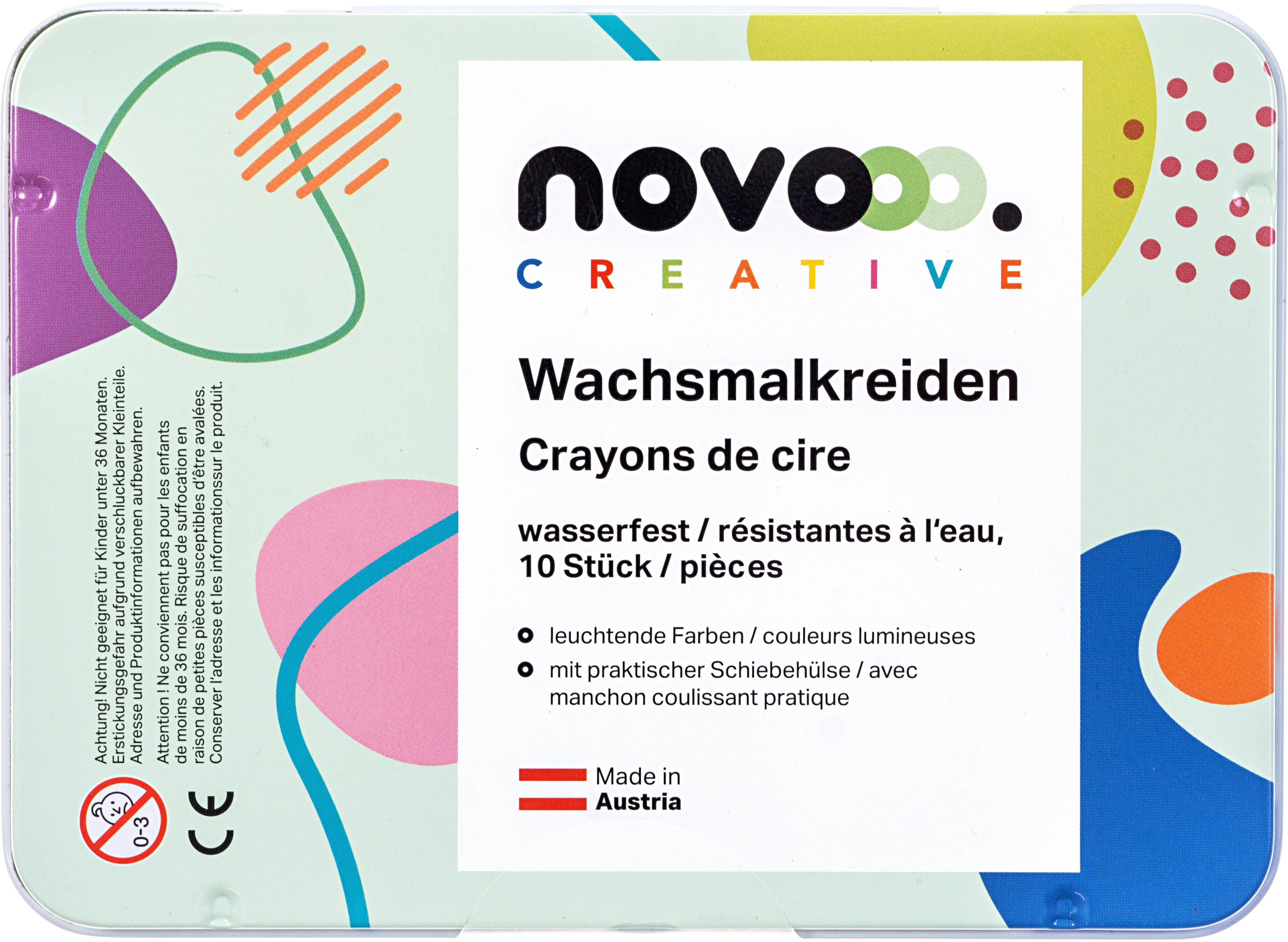 photo NOVOOO Crayons de crire 93361-0008 10 Farben, imperméabile