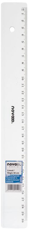 photo NOVOOO Règle 30cm E-110152 MTH transparent