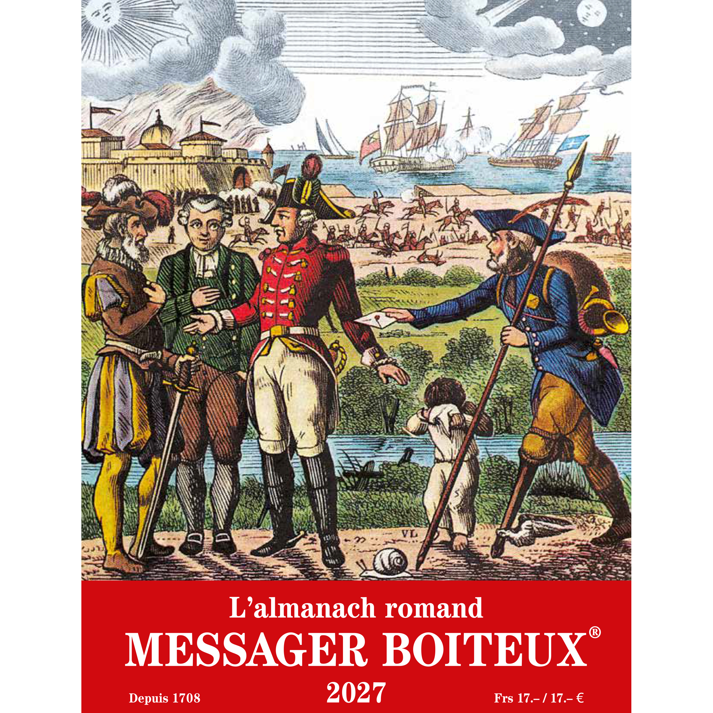 NOVOS Almanach Messager Boiteux 2027 42399 1T/2S A5 FR 16.2x21cm
