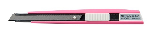 NT Cutter A-301RP avec auto-lock, rose pastel avec auto-lock, rose pastel