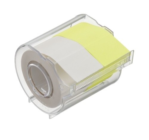 NT Memoc Roll Tape R-25CH-WL white/lemon 25mmx10m