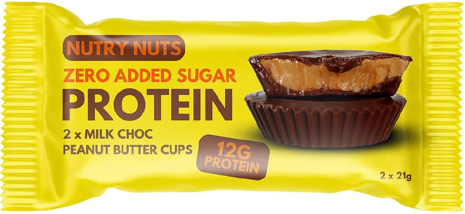 photo NUTRYNUTS Milk Chocolate Peanut NN201 2x21g, 12 Stk.