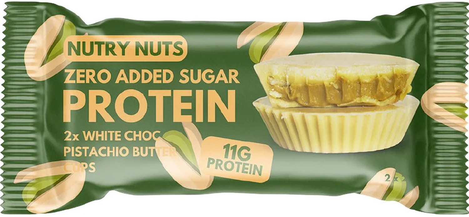 photo NUTRYNUTS White Chocolate Pistachio NN205 2x21g, 12 Stk.