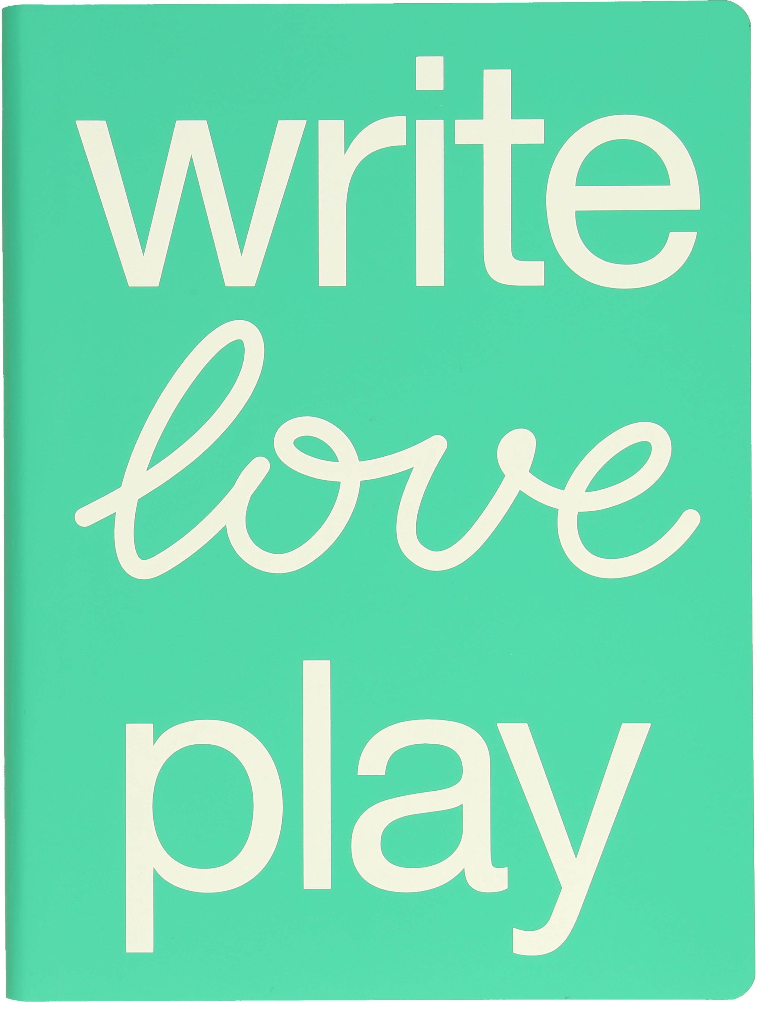 photo NUUNA Cahier de notes Graphic L 56383 WRITE LOVE PLAY 256 pages